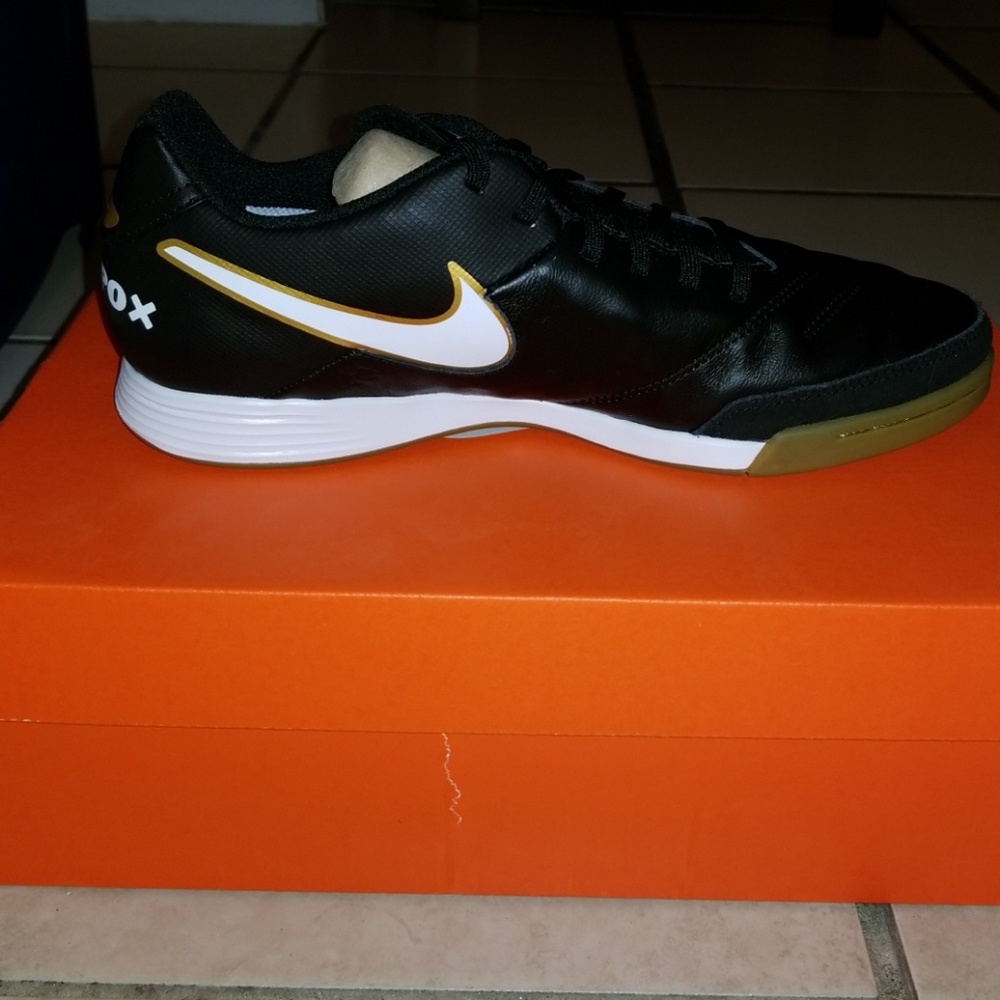 Nike indoor soccer shoes.